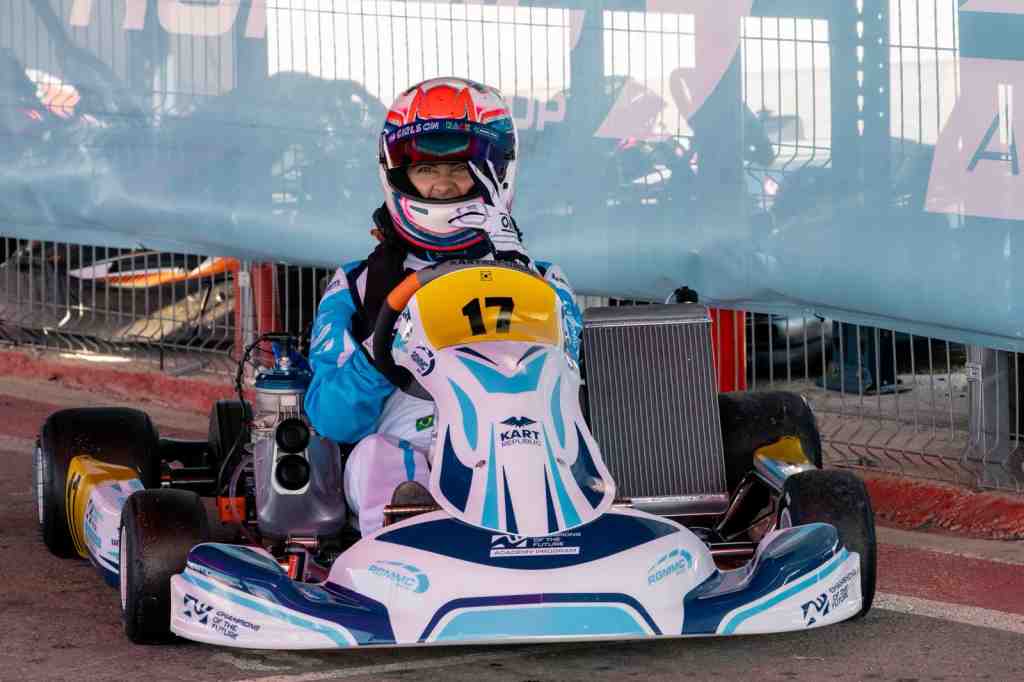 Kart: Marcella Assumpção disputa etapa da Grécia do Champions of the Future Academy de olho em evolução
