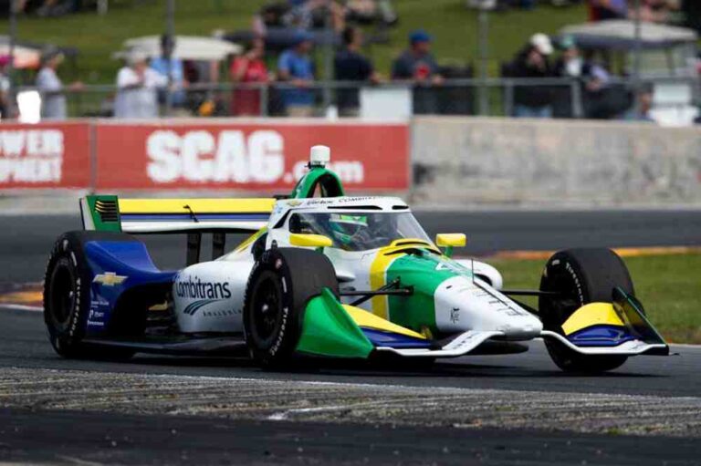 IndyCar: Caio Collet é o sexto colocado no primeiro treino livre da IndyCar em Road America