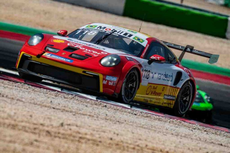 PorscheCup: Matheus Comparatto e Felipe Baptista levam a Shell ao top10 no primeira dia de atividades da Porsche Endurance no Algarve